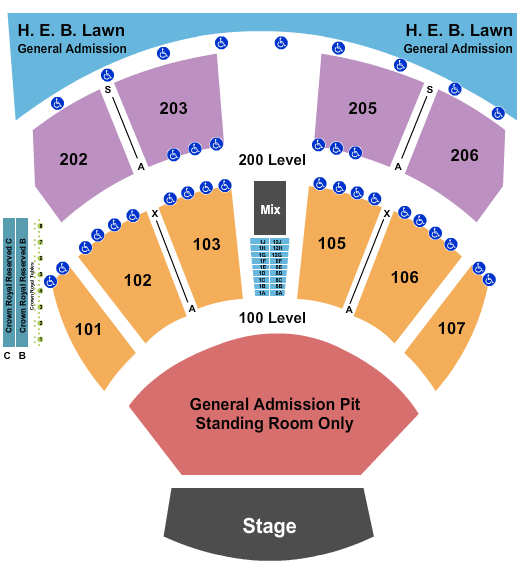 Germania Insurance Amphitheater Suicideboys Seating Chart